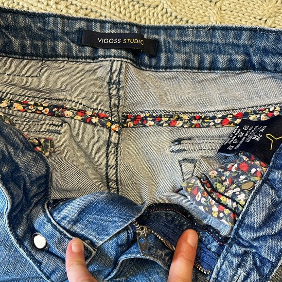 Vigoss denim shorts good used condition no major flaws size 29 - Picture 8 of 11